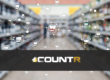 Visual representation of CountR in-store analytics connecting multiple retail stores