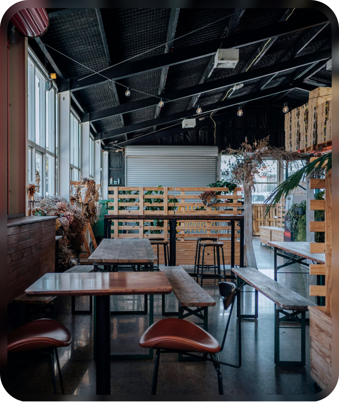 Office Cafeteria Dashboard Visualization