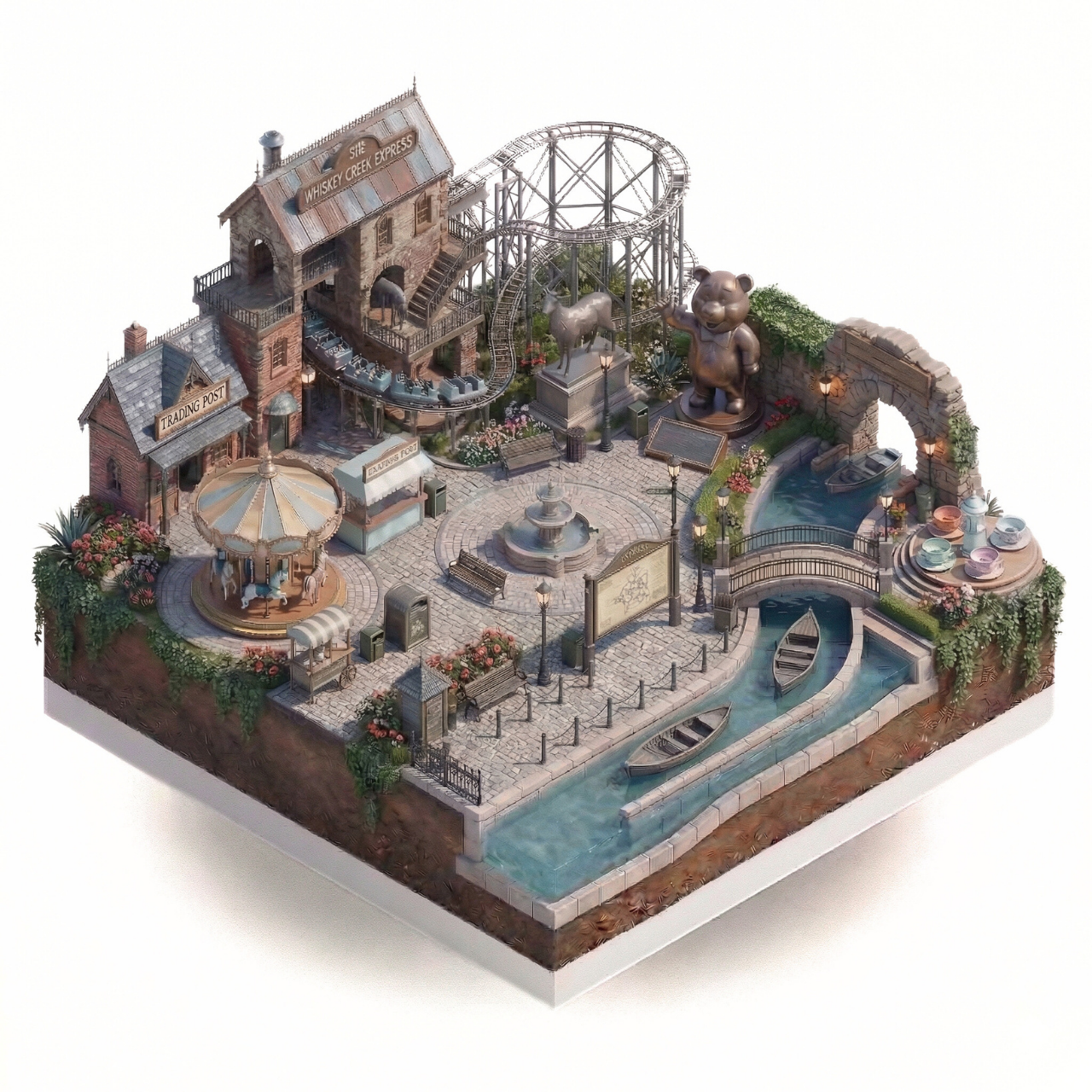 Theme Park Analytics Dashboard